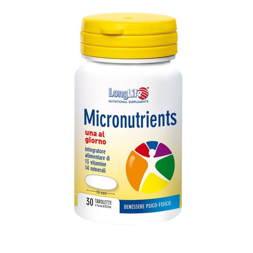 Longlife Micronutrients - 30 Compresse
