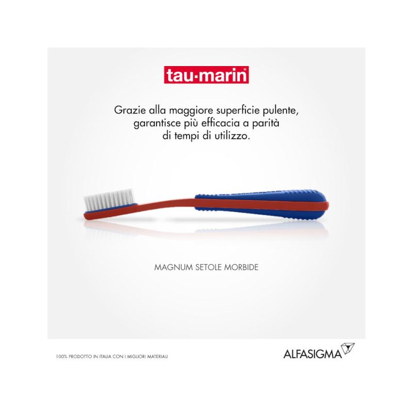 Spazzolino Taumarin Magnum Morbido con Testina Intercambiabile - Colori Assortiti