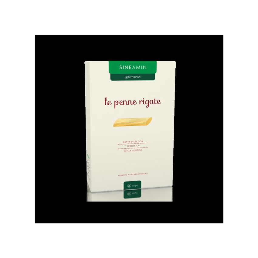 Penne Rigate Sineamin Aproteiche e Senza Glutine, 500g