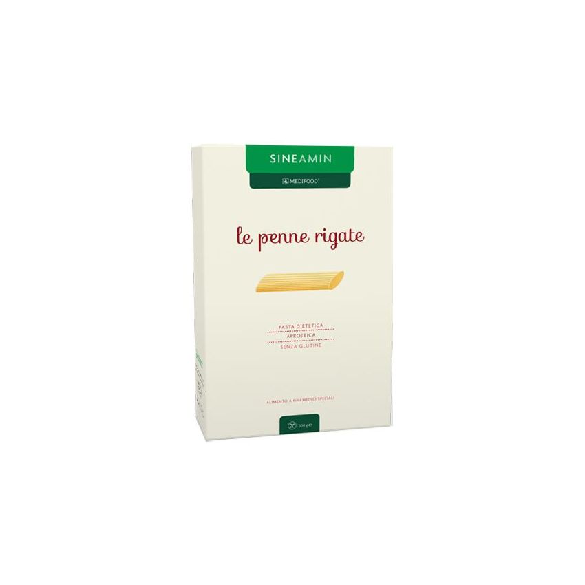 Penne Rigate Sineamin Aproteiche e Senza Glutine, 500g