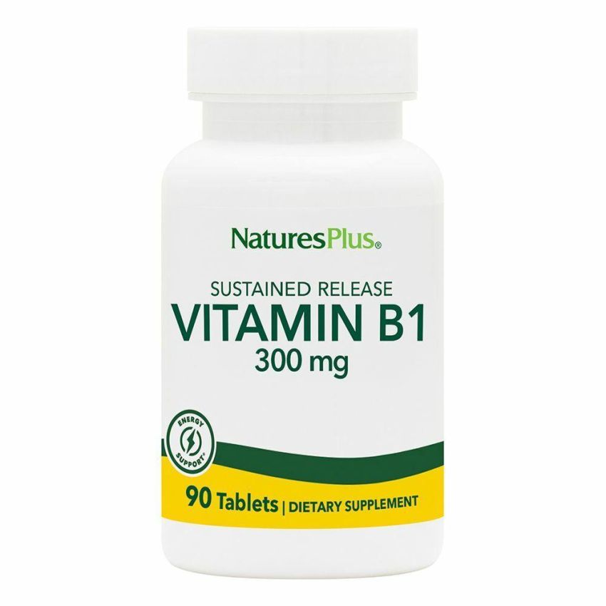 Nature's Plus - Vitamina B1 Tiamina 300mg, 90 Tavolette