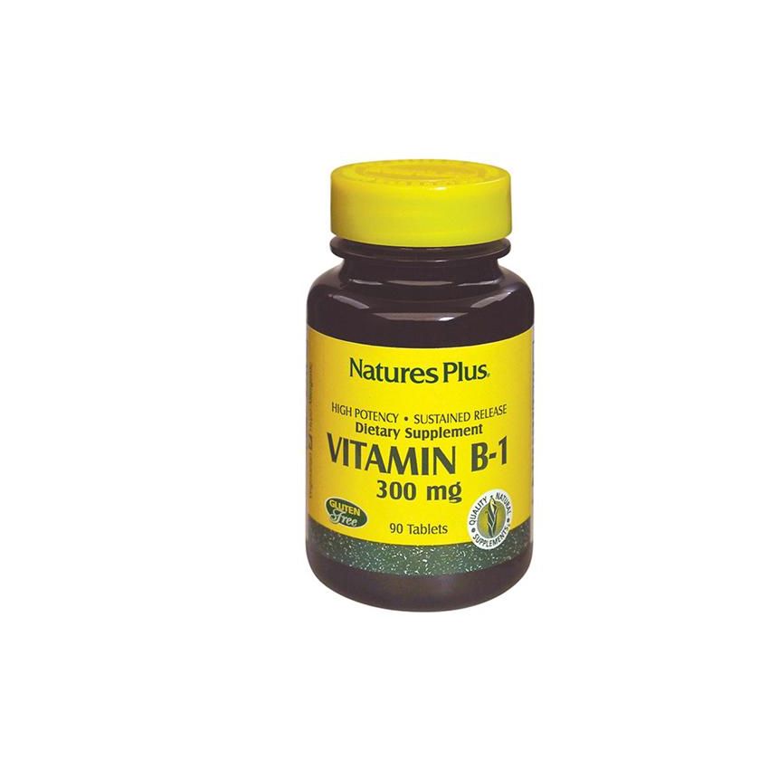 Nature's Plus - Vitamina B1 Tiamina 300mg, 90 Tavolette