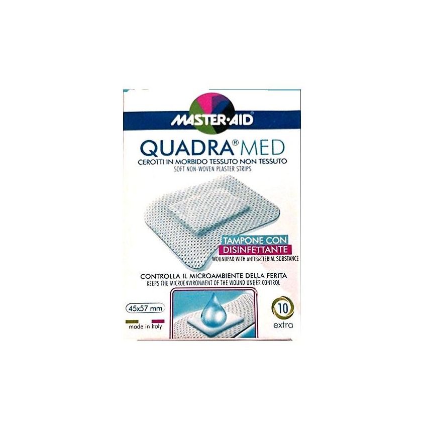Quadramed Cerotti Extra Resistenti, 45x57mm, Confezione da 10 Pezzi