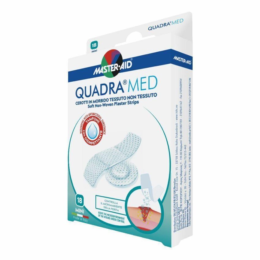 Master-Aid Quadramed Mini Cerotti - Confezione da 18 Pezzi