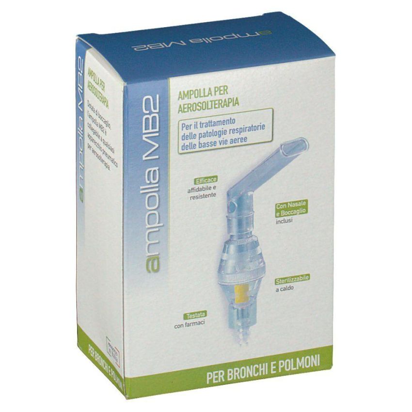 Aerosolterapia MB2: Ampolla con Boccaglio e Accessorio Nasale