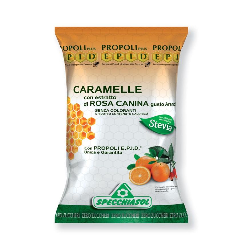 Epid: Caramelle alla Propoli e Rosa Canina - Confezione da 24 Pezzi