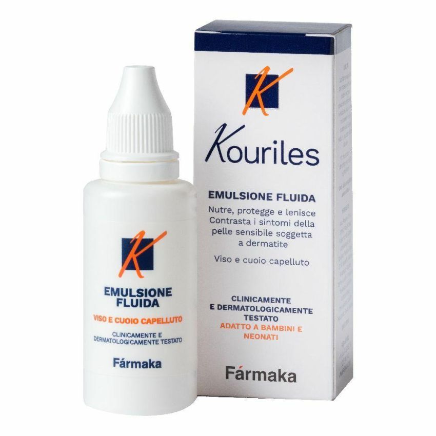 Kouriles Emulsione Fluida 30 ml per Dermatite Seborroica