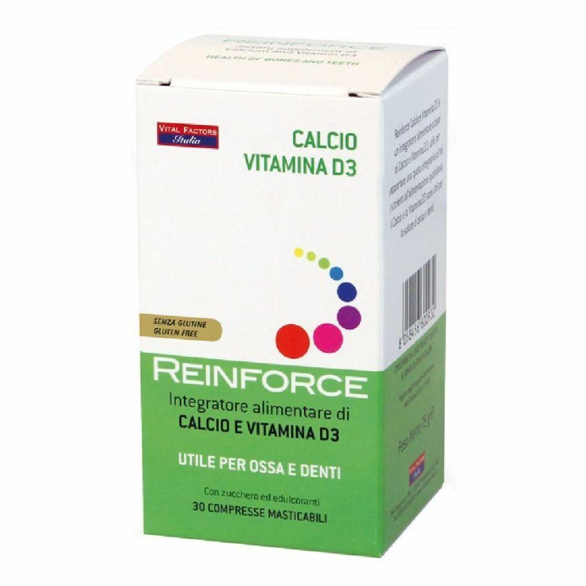 Calcio Rinforzato con Vitamina D3 - 30 Compresse