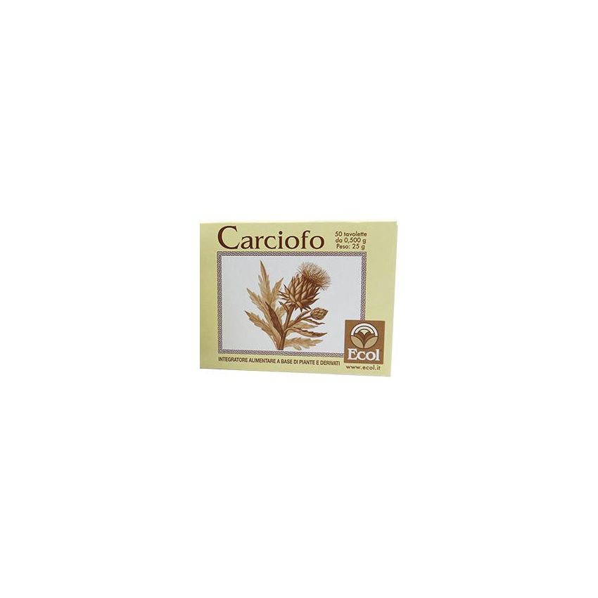 Ecol Carciofo - Integratore Naturale con 50 Tavolette da 0,5g
