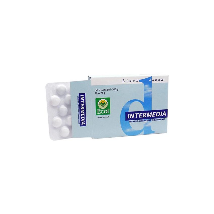 Ecol Intermedia - Integratore Alimentare per Donne, 50 Tavolette