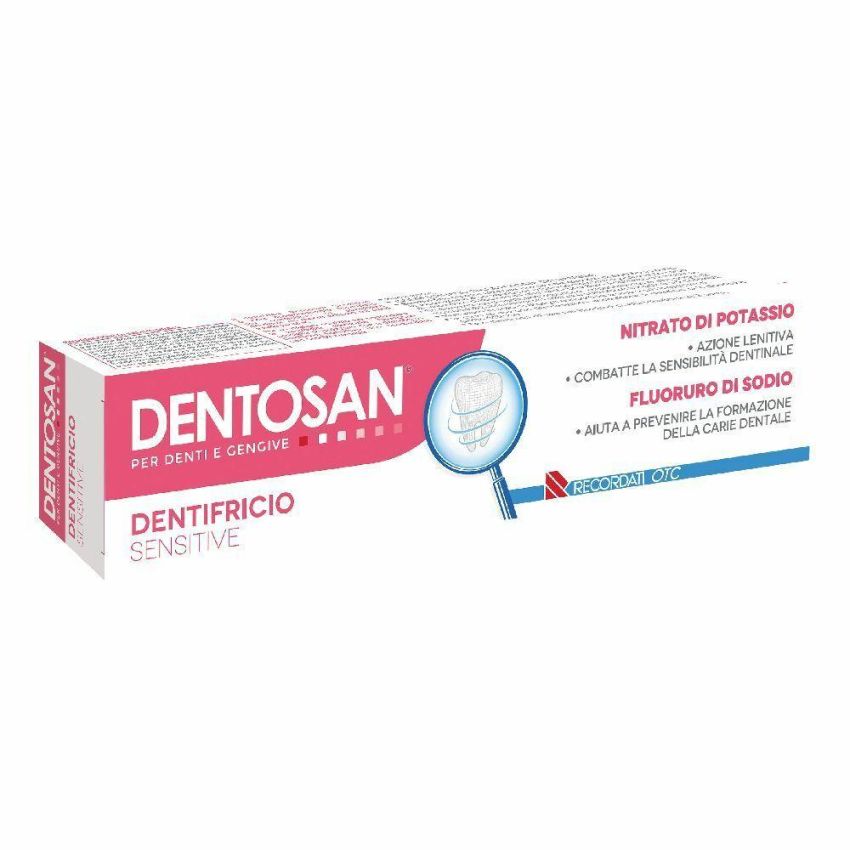 Dentosan Dentifricio Sensibile per Denti Delicati, 75ml