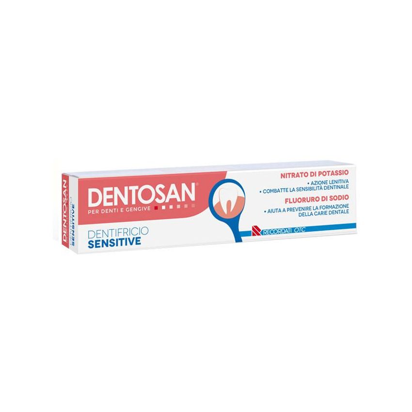 Dentosan Dentifricio Sensibile per Denti Delicati, 75ml