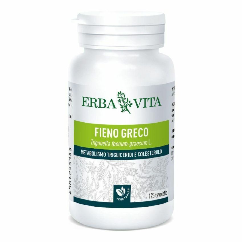 Erba Vita 125 Compresse di Fieno Greco Nutritive