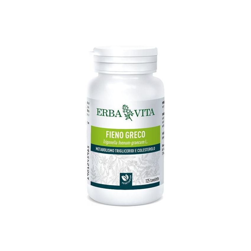 Erba Vita 125 Compresse di Fieno Greco Nutritive