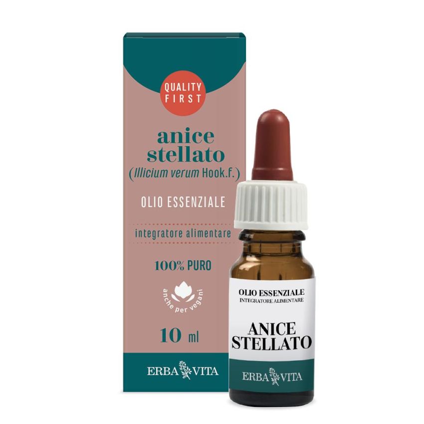 Olio Essenziale di Anice Erba Vita, 10 ml