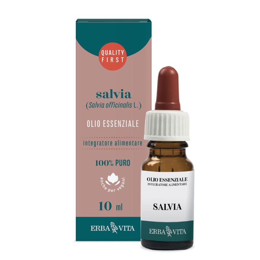 Olio Essenziale di Salvia Puro 10ml