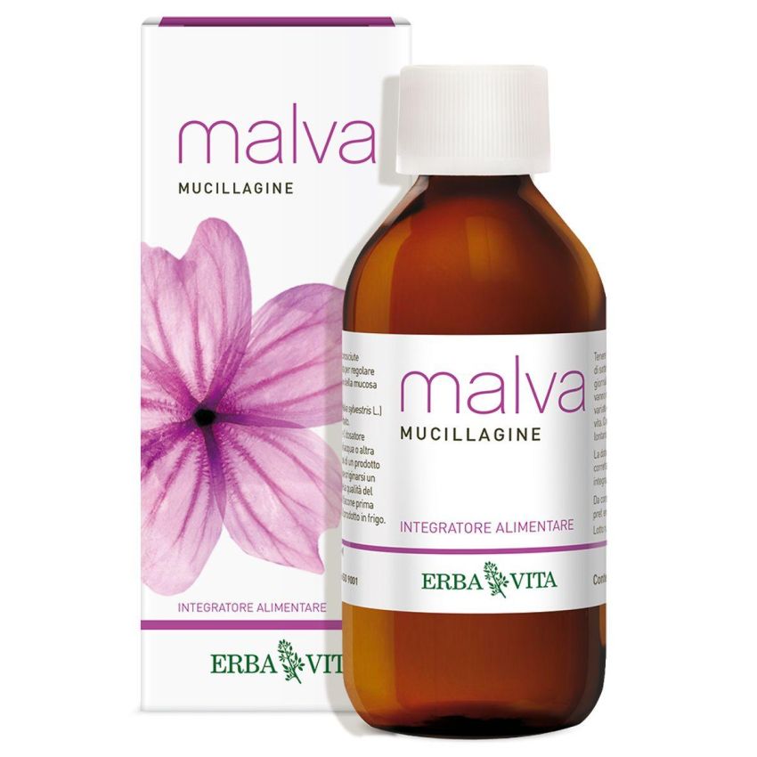 Erba Vita Malva - Supplemento di Mucillagine Naturale 200ml