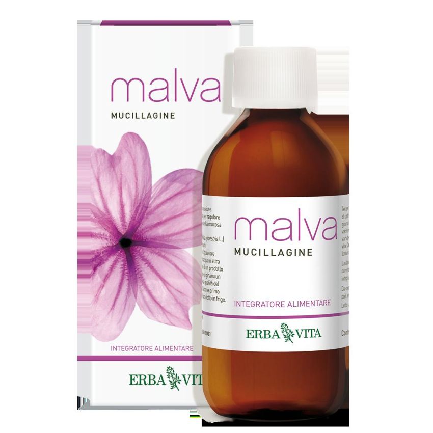 Erba Vita Malva - Supplemento di Mucillagine Naturale 200ml