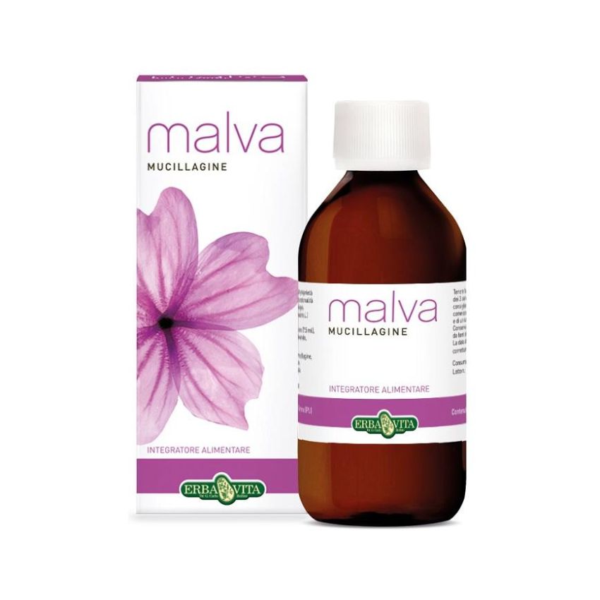 Erba Vita Malva - Supplemento di Mucillagine Naturale 200ml