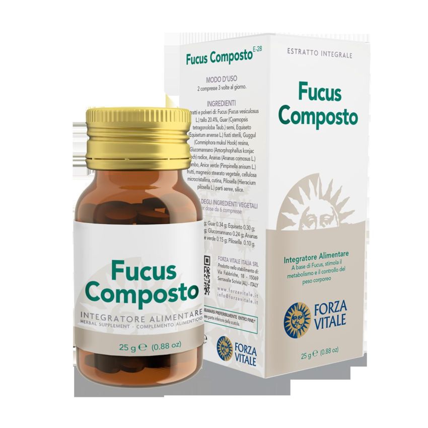 Fucus plus - Compresse di Alghe Marine, 60 Pezzi