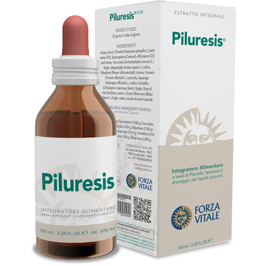 Ecosol Piluresis 100ml - Integratore Alimentare in Gocce