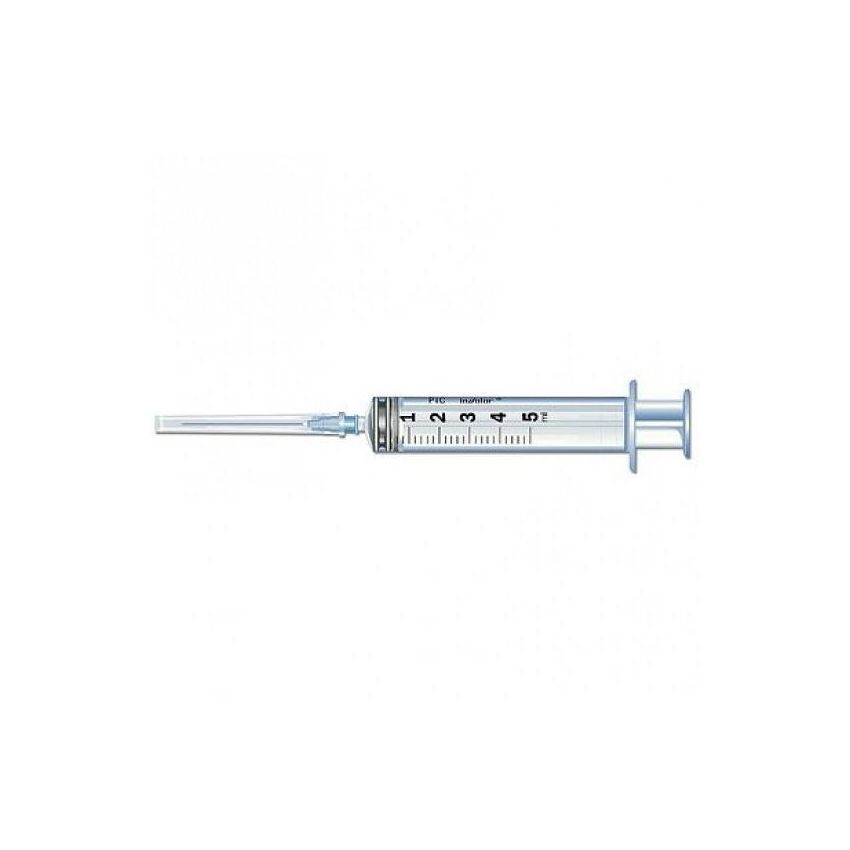 Siringa Pic da 5ml con Ago N.2 G21, Confezione Singola