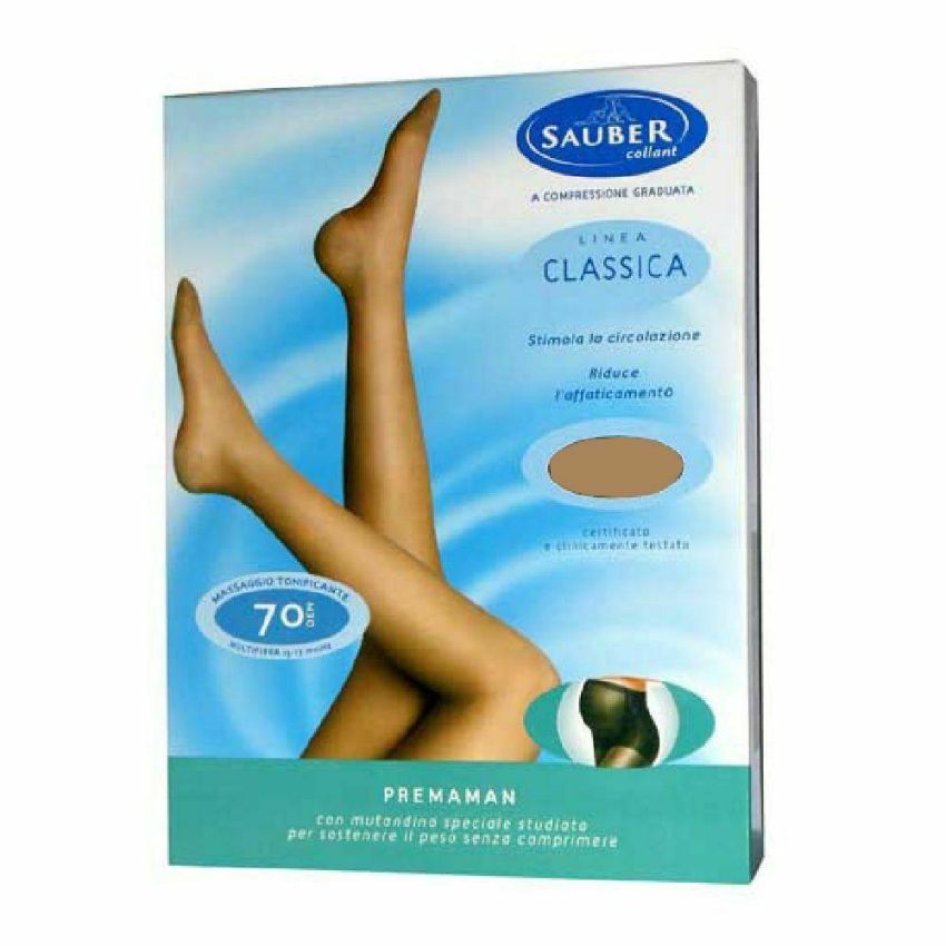 Collant Microrete Glace Sauber 70 Denari Taglia 4 - Linea Classica