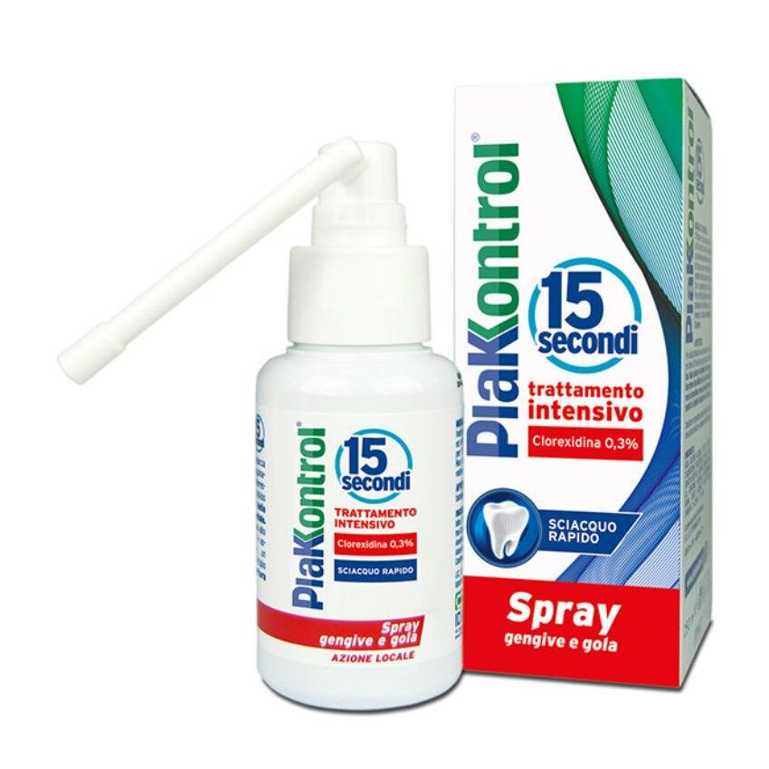 Plakkontrol Spray Collutorio da 50ml - Controllo del Tartaro
