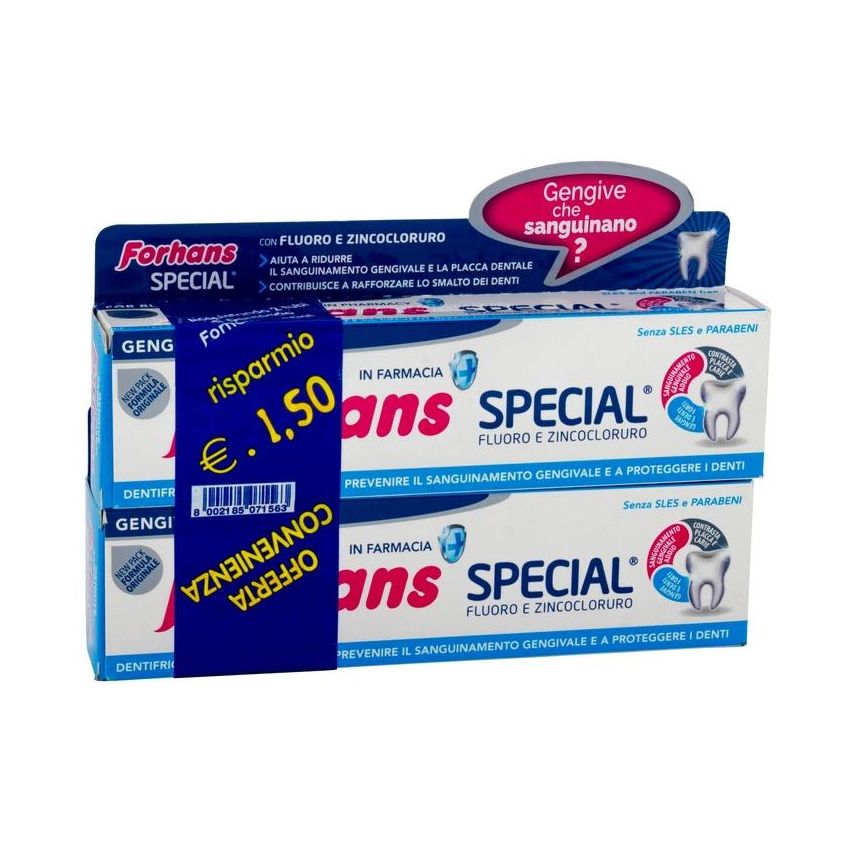 Forhans Special Dentifricio Doppio Pack 2x75ml