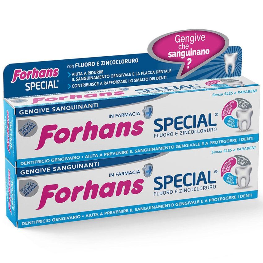 Forhans Special Dentifricio Doppio Pack 2x75ml