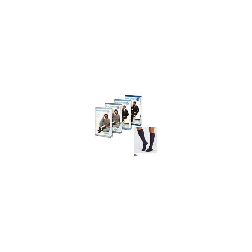 Gambaletto Blu in Cotone Taglia 2 per Uomo - Support 18
