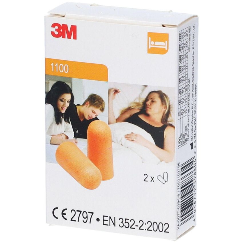 Tappi Auricolari Monouso 4 Pezzi - Protezione da Rumore