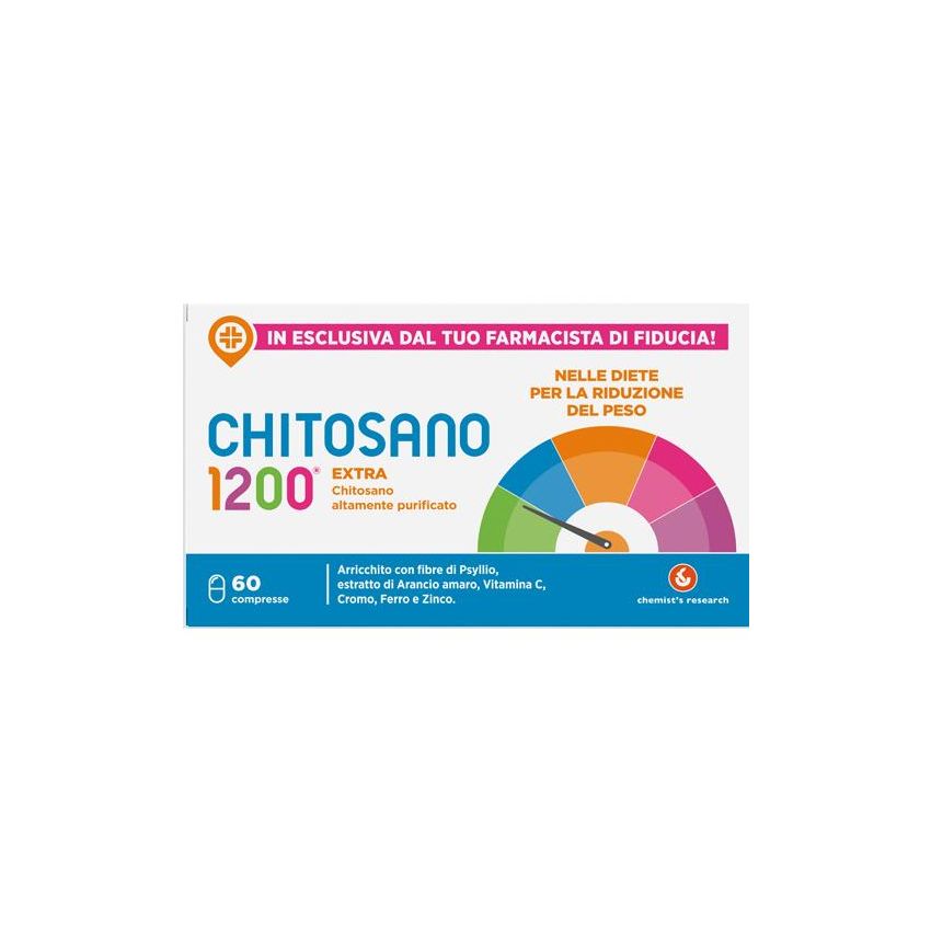 Chitosano Extra 1200 - Confezione da 60 Compresse