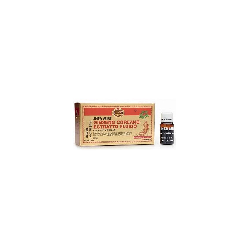 JNSA Estratto di Mirtilli Concentrato 10 ml, Confezione da 10 Fiale