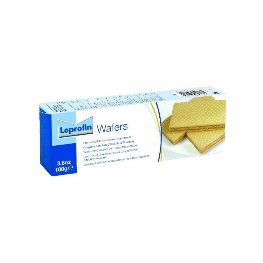 Nutricia Loprofin Wafers al Cioccolato Ricchi di Proteine 150g