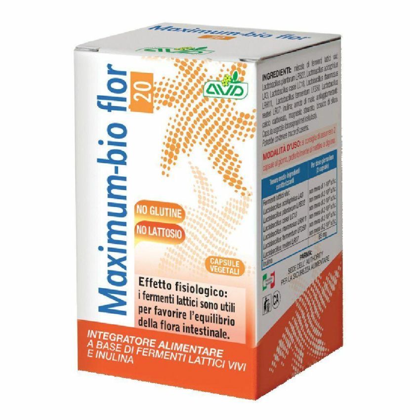Maximum-Bio Flor 20 Probiotico - 40 Capsule
