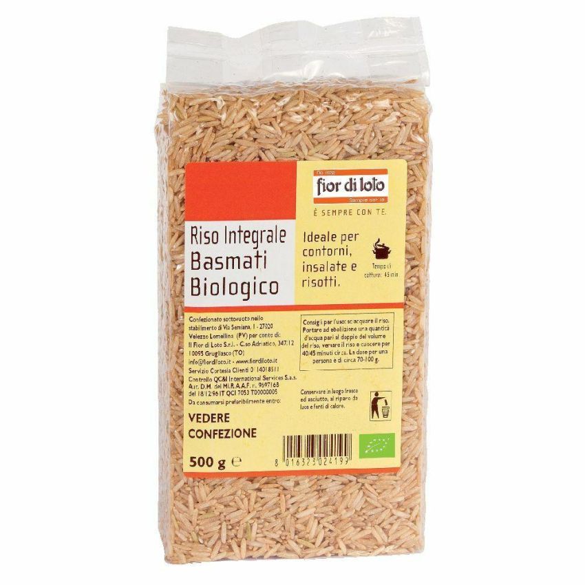 Basmati Riso Integrale Fior Di Loto 500g