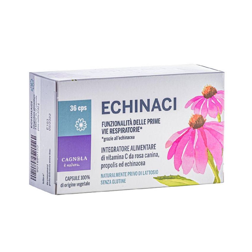 Echinacea 36 Capsule Vegetali - Integratore Naturale
