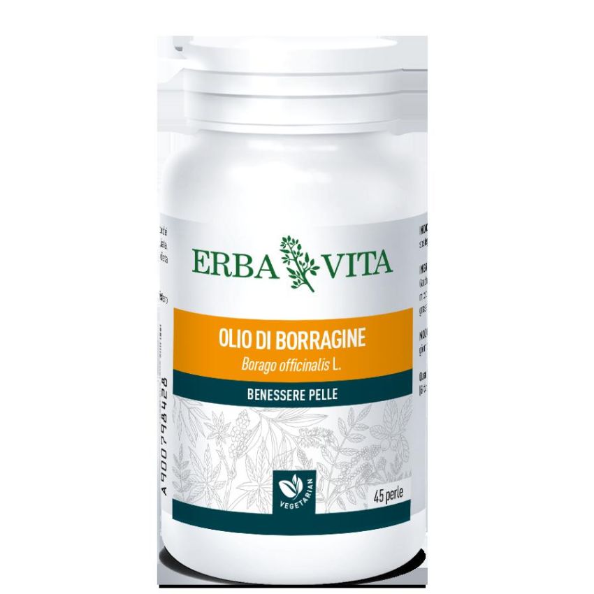 Erba Vita Olio di Borragine - 45 Perle