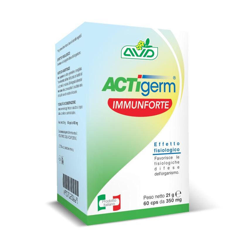 Actigerm ImmunoForte - Integratore di Sostegno Immunitario, 60 Capsule