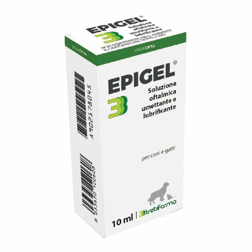 Soluzione Oftalmica Epigel per Occhi di Cani e Gatti - 10ml