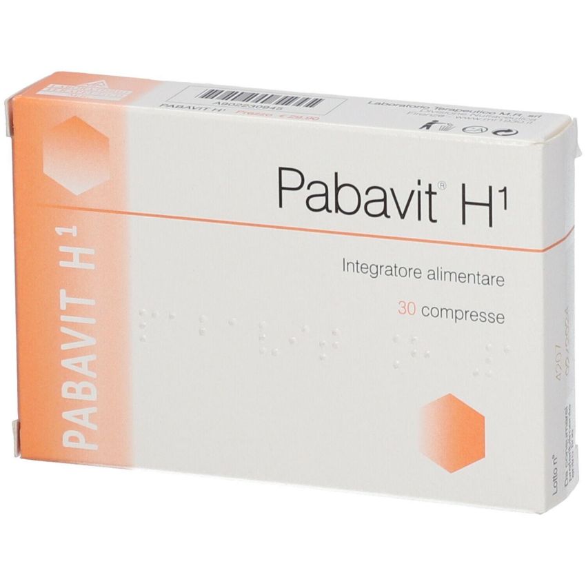 Pabavit H1 - Integratore Alimentare, 30 Compresse