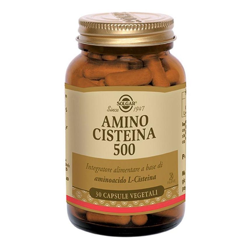 Solgar Amino Cysteine 500 - Confezione da 30 Capsule