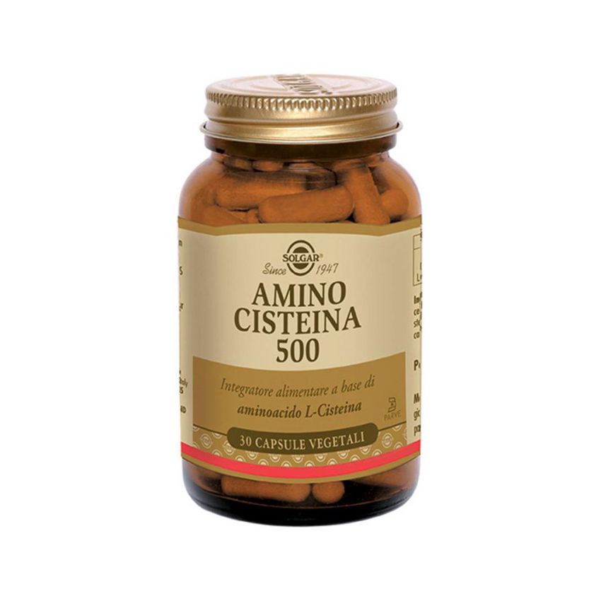 Solgar Amino Cysteine 500 - Confezione da 30 Capsule