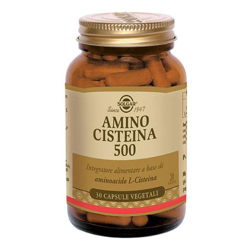 Solgar Amino Cysteine 500 - Confezione da 30 Capsule