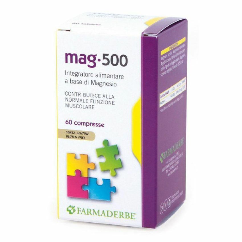 NutraMag 500 - Supplemento di Magnesio - 60 Compresse