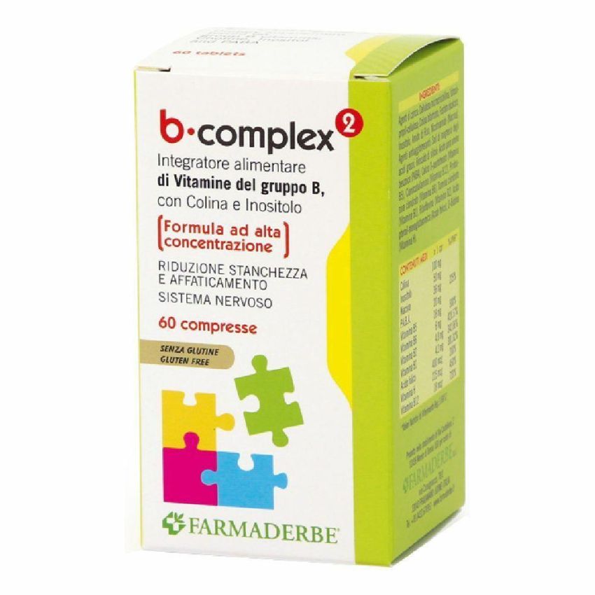 Complexo B con 60 Compresse Vitamine Essenziali