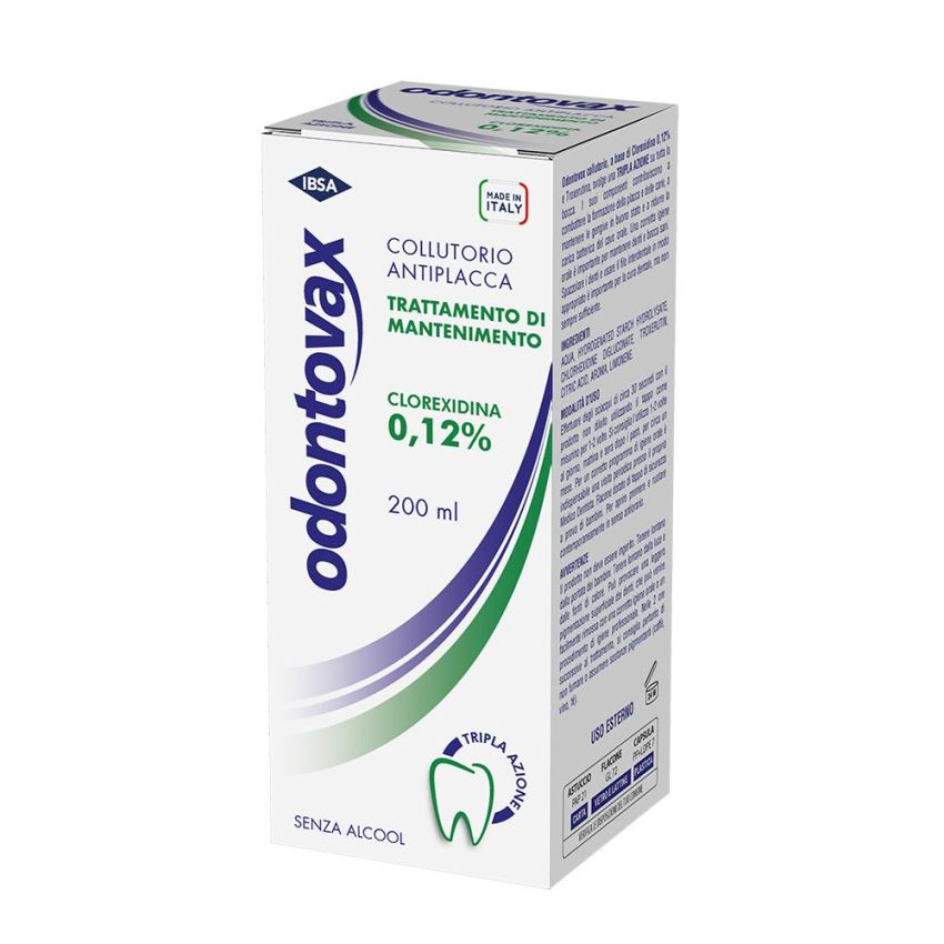Odontovax Clorexidina 0,12% - Collutorio Antisettico 200ml
