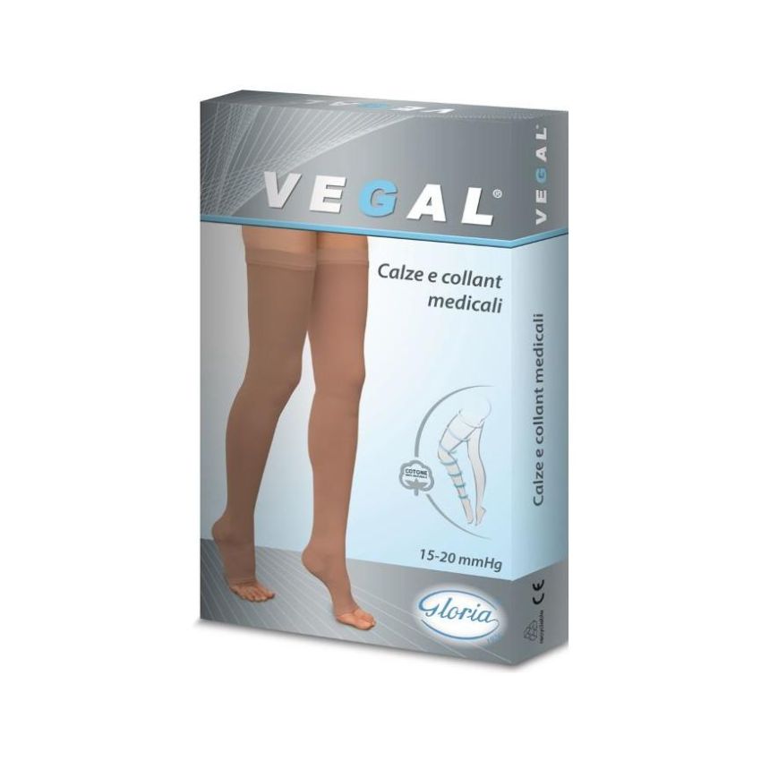 Gambaletto Beige Gloria Med Vegal, Taglia L - 1 Pezzo