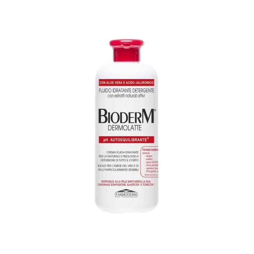 Bioderm Dermolatte - Crema Fluida Detergente Seborestitutiva 500ml